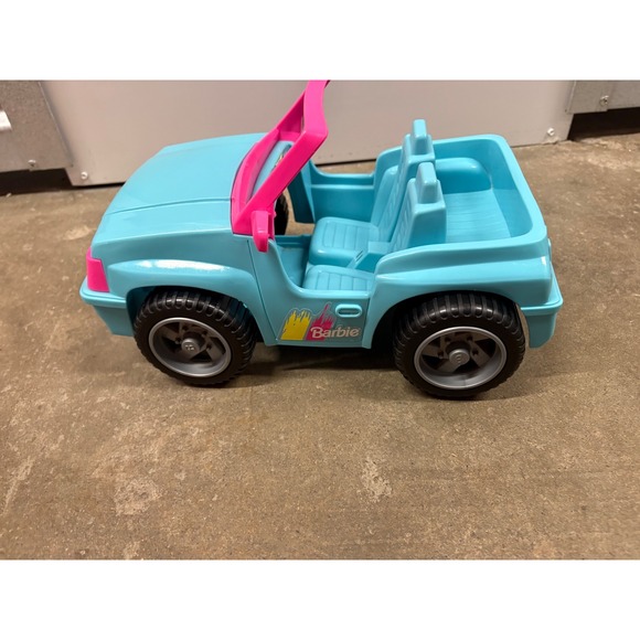 VTG 1994 Barbie Blue Convertible‎ Off Road Toy Car 4x4 Kids Play Vehicle - Picture 7 of 7